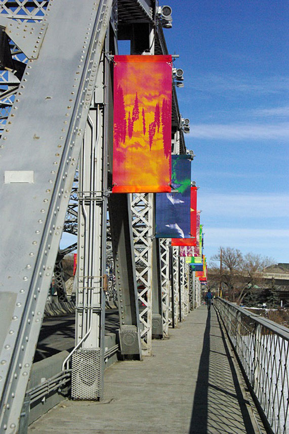2011 Installation: Calgary Bridges Banner Project