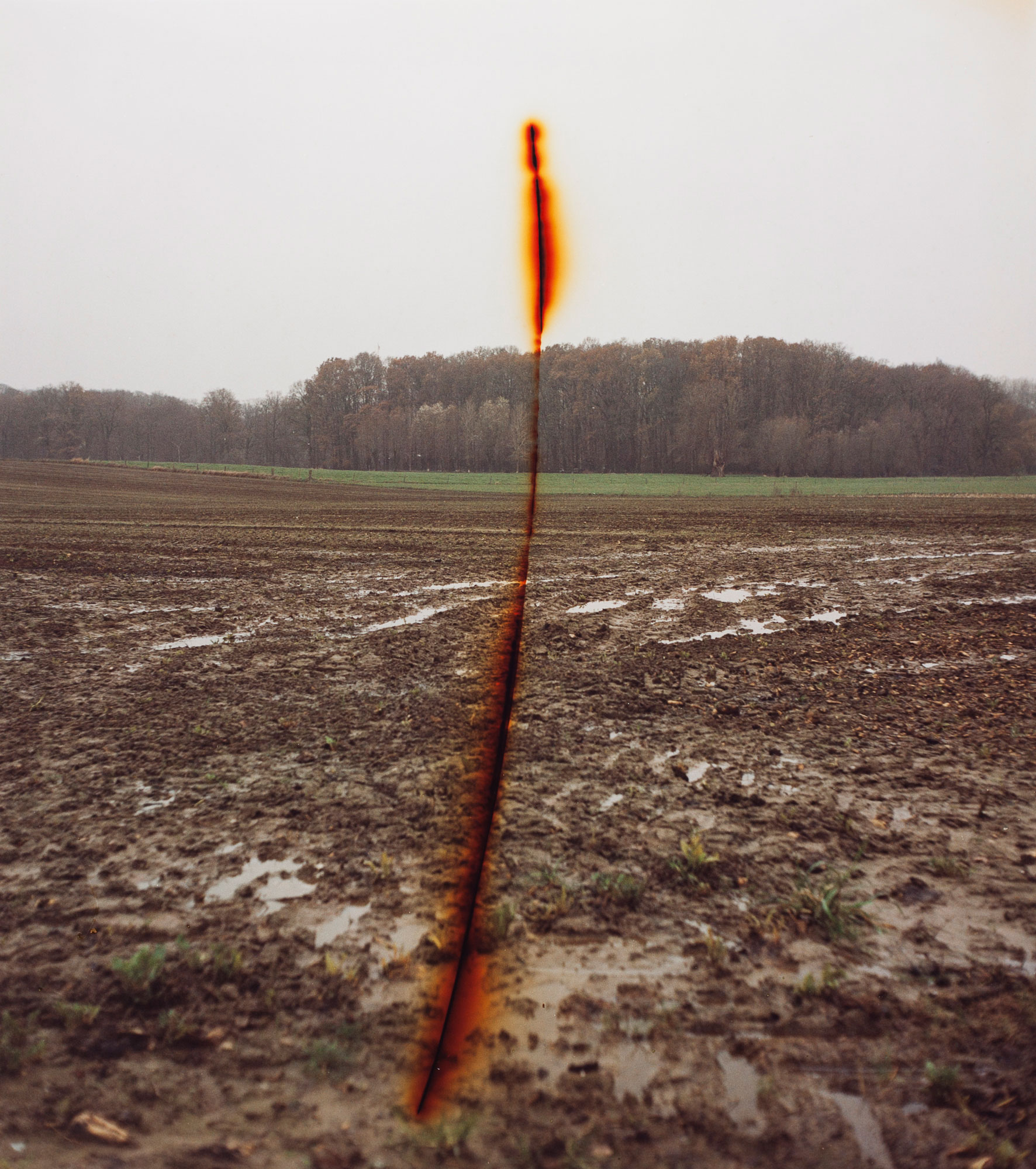 Frezenberg Ridge, near the Princess Patricia’s Light Infantry Memorial, Belgium (2014) | 22 ¼” x 19 ¾” (56.5 x 50 cm) | Film negative with darkroom manipulation.